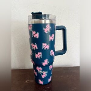 Puppy Love 40oz Stainless Steel Logo Tumbler